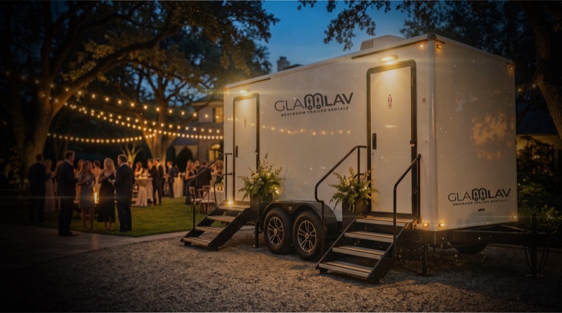 Wedding & Party Restroom Trailer Rentals in Dallas–Fort Worth